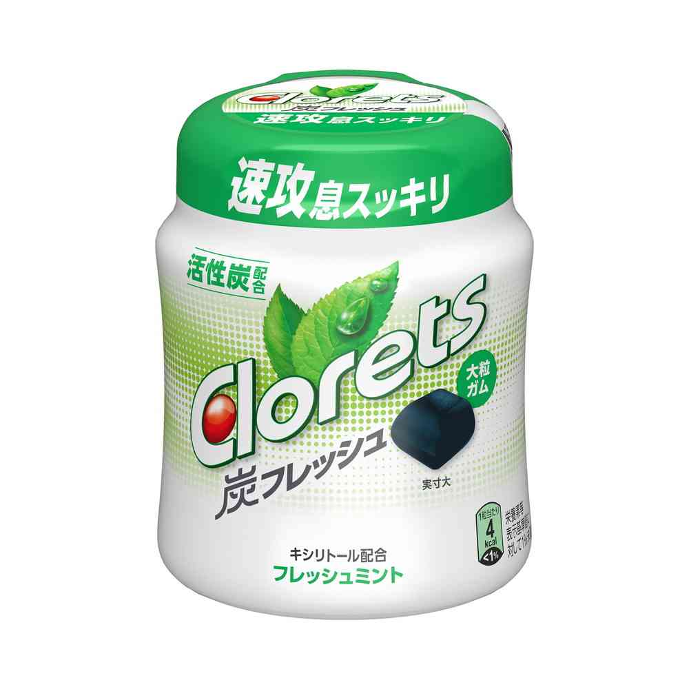 ◆モンテリーズ クロレッツ炭フレッシュ フレッシュミントボトル 112g [6個セット]