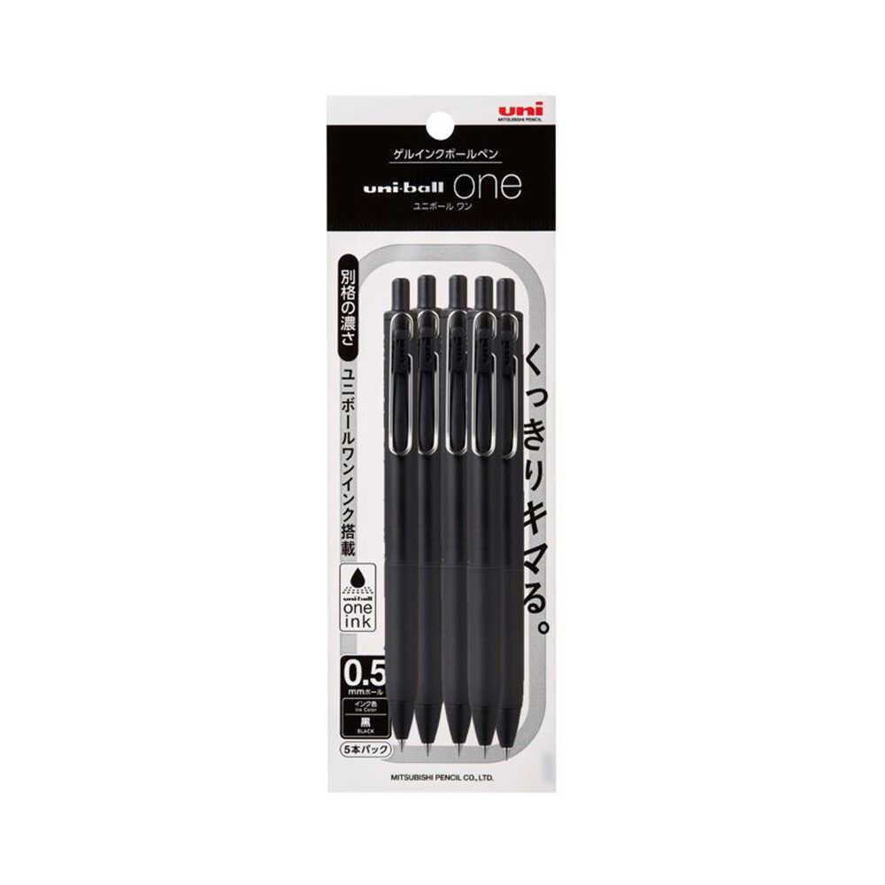 三菱鉛筆 ユニボールワン05 5P 黒（黒軸） 5本入り