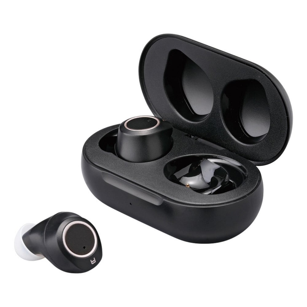 充電式両耳集音器 聞こえーる ブラック KSOK-01-1 【直送品】 返品・キャンセル・他商品と同時購入は不可