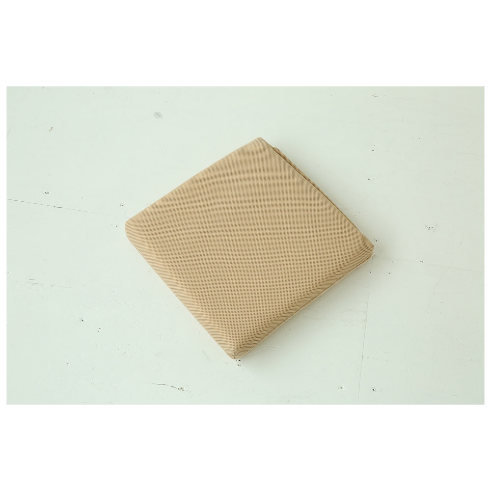 高反発クッション 椅子 座布団 車 ウレタン ベージュ 【直送品】 返品・キャンセル・他商品と同時購入は不可