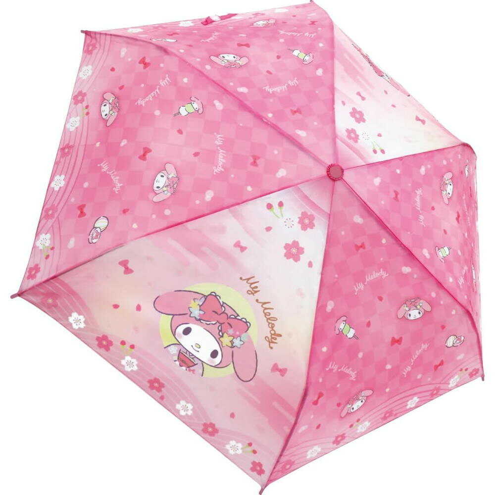 ジェイズプランニング 90463 折畳傘 マイメロディ 花日和 53cm 193g