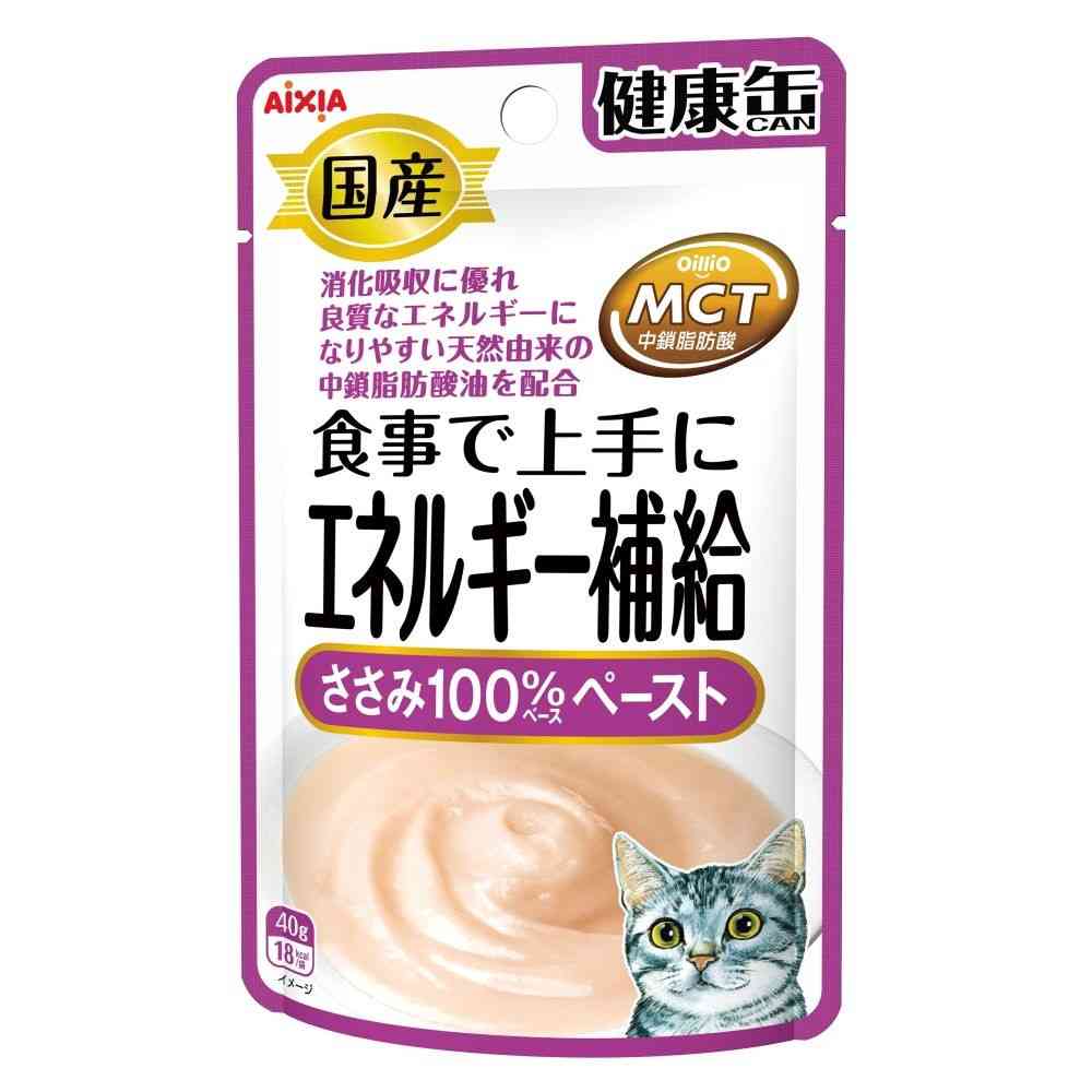 アイシア 国産 健康缶 パウチエネルギー補給 ささみペースト