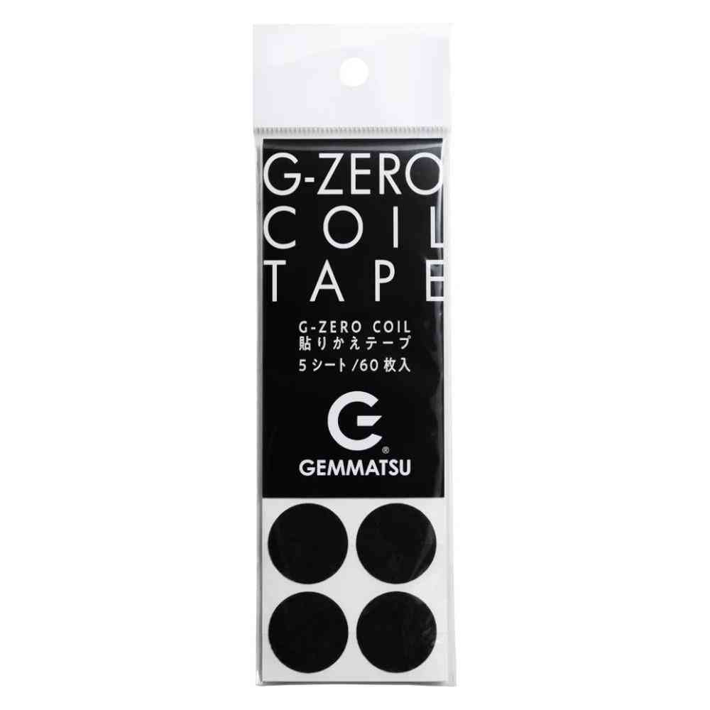 原末石鹸 G-ZERO COIL 貼りかえテープ 黒色 60枚