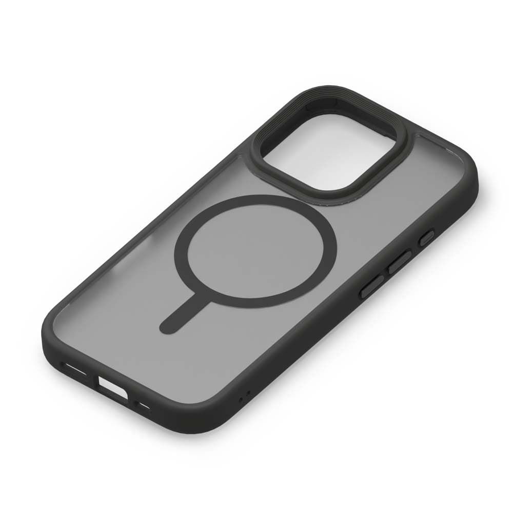 PGA iPhone 16 Pro用 MagSafe対応 ハイブリッドケース ブラック PG-24BMGPT04BK 30g