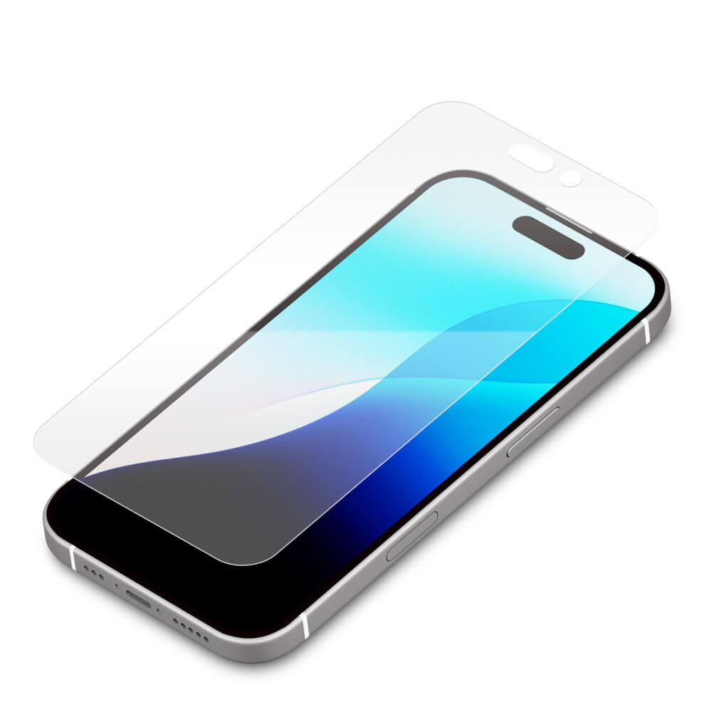 PGA iPhone 16 Pro用 液晶保護フィルム 衝撃吸収/高透明 PG-24BSF01 3g