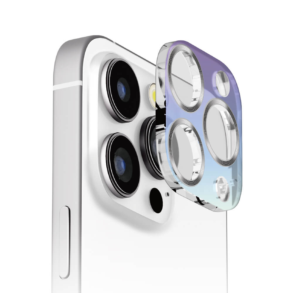 PGA iPhone16 Pro/16ProMax カメラフルプロテクター オーロラシルバー 3g