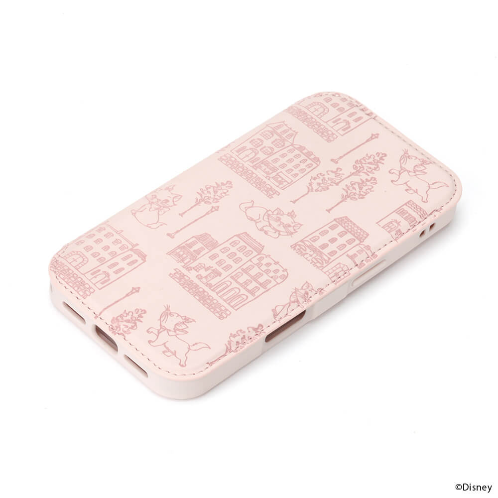 PGA iPhone 16用 ガラスフリップケース ディズニーマリー PG-D24AGF03MAR 70g
