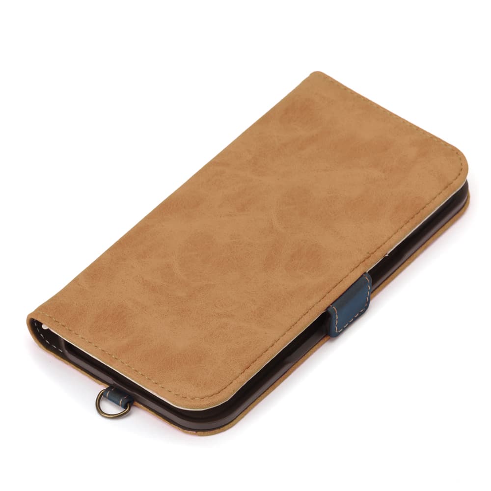 PGA iPhone Air用 フリップカバー キャメル 95g