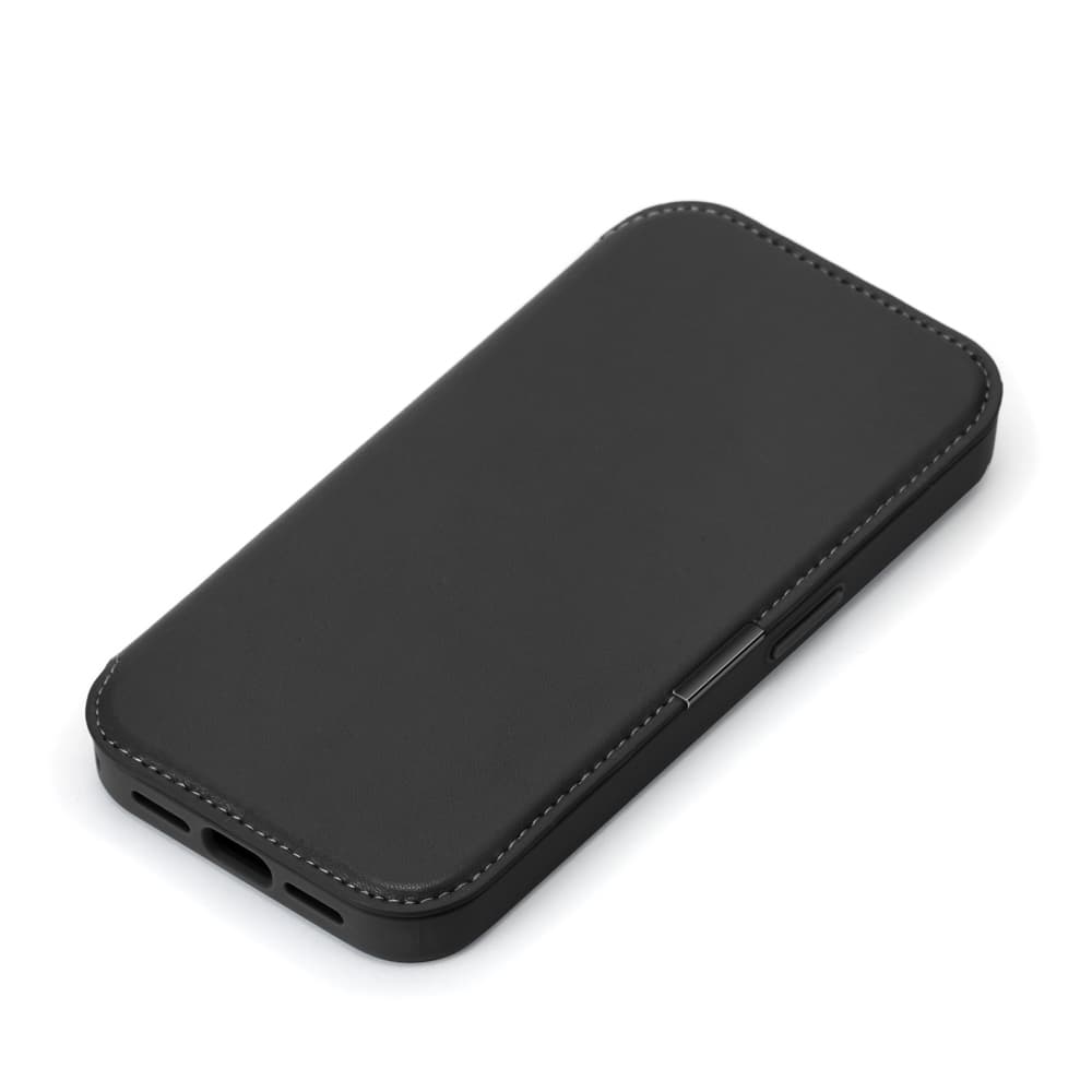 PGA iPhone Air用 ガラスフリップケース ブラック 80g