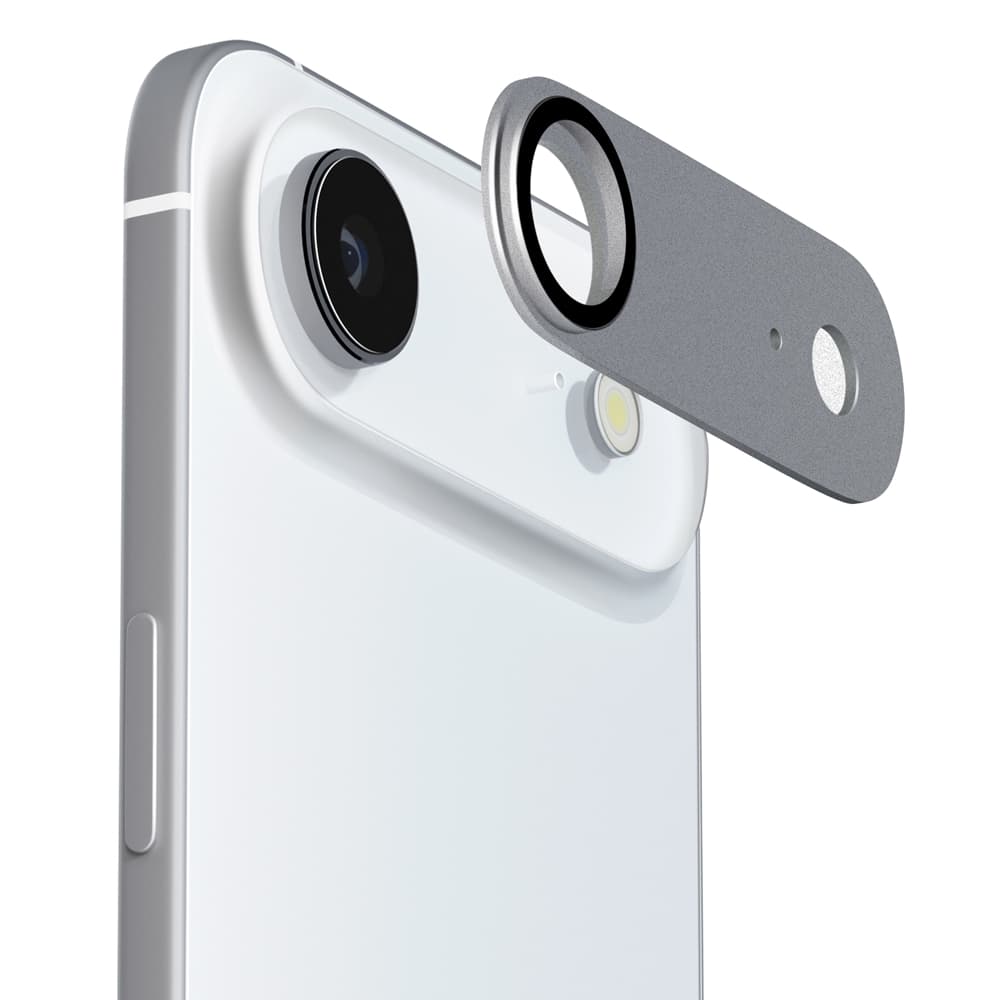 PGA iPhone Air用 カメラフルプロテクター アルミ／シルバー 5g