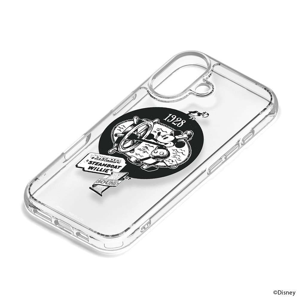 PGA iPhone 17用 MagSafe対応 ハイブリッドケース 蒸気船ウィリー 35g