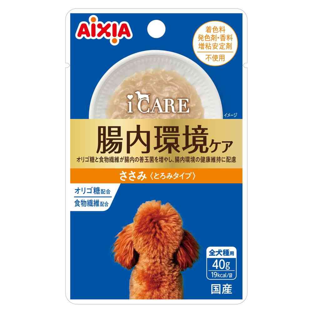 アイシア i CAREドッグ 腸内環境ケア ささみ とろみタイプ40g
