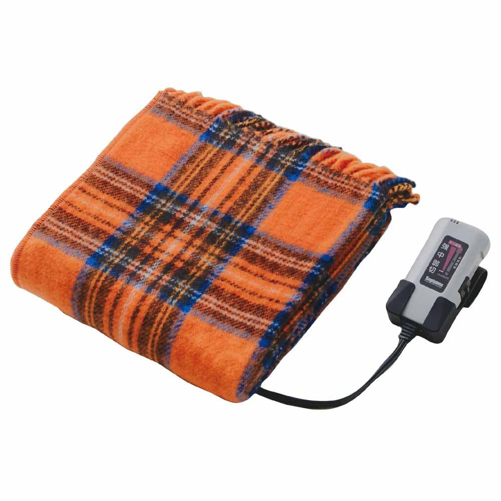 洗える電気ひざ掛け 日本製 SSW22H22 MG 【直送品】 返品・キャンセル・他商品と同時購入は不可