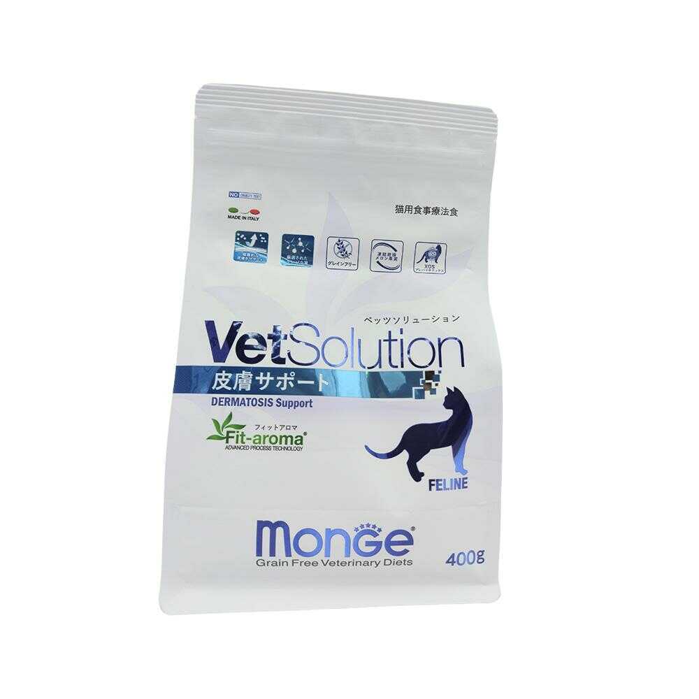 MONGE ベッツソリューション 猫用 皮膚サポート 400g