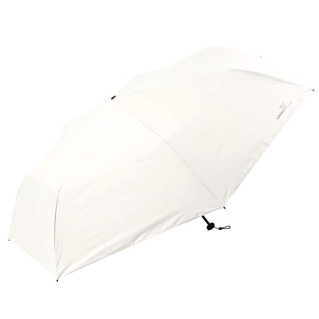 BIGサイズ 晴雨兼用日傘 折たたみ傘 ソラニ 軽量60cm オフWHT 【直送品】 返品・キャンセル・他商品と同時購入は不可