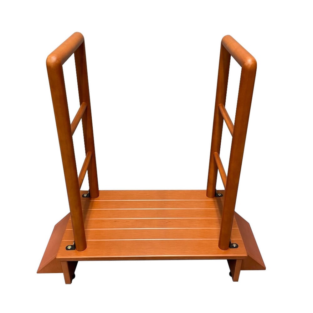 両手すり付き玄関台 80cm幅[04102] 【直送品】 返品・キャンセル・他商品と同時購入は不可
