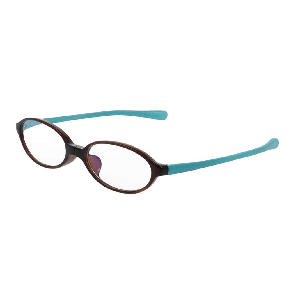 【一般医療機器】【特典付】老眼鏡 変なメガネ オーバル ターコイズ+1.5 【直送品】 返品・キャンセル・他商品と同時購入は不可