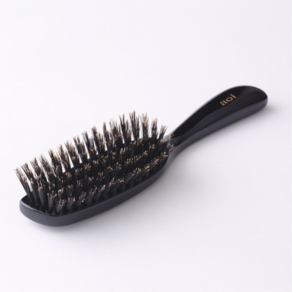 最高級猪毛ヘアブラシ 6行 HKSQ-T6 【直送品】 返品・キャンセル・他商品と同時購入は不可