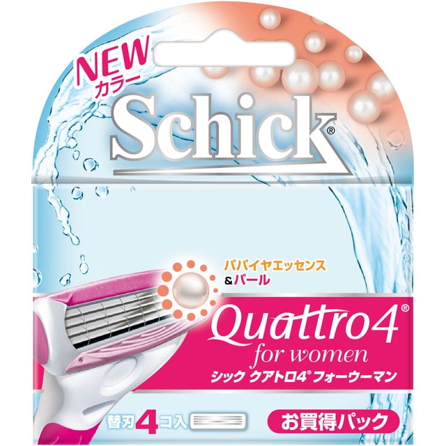シック クアトロ4フォーウーマン 替刃4コ入