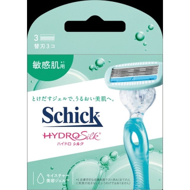 シック ハイドロシルク 敏感肌用 替刃3個入り