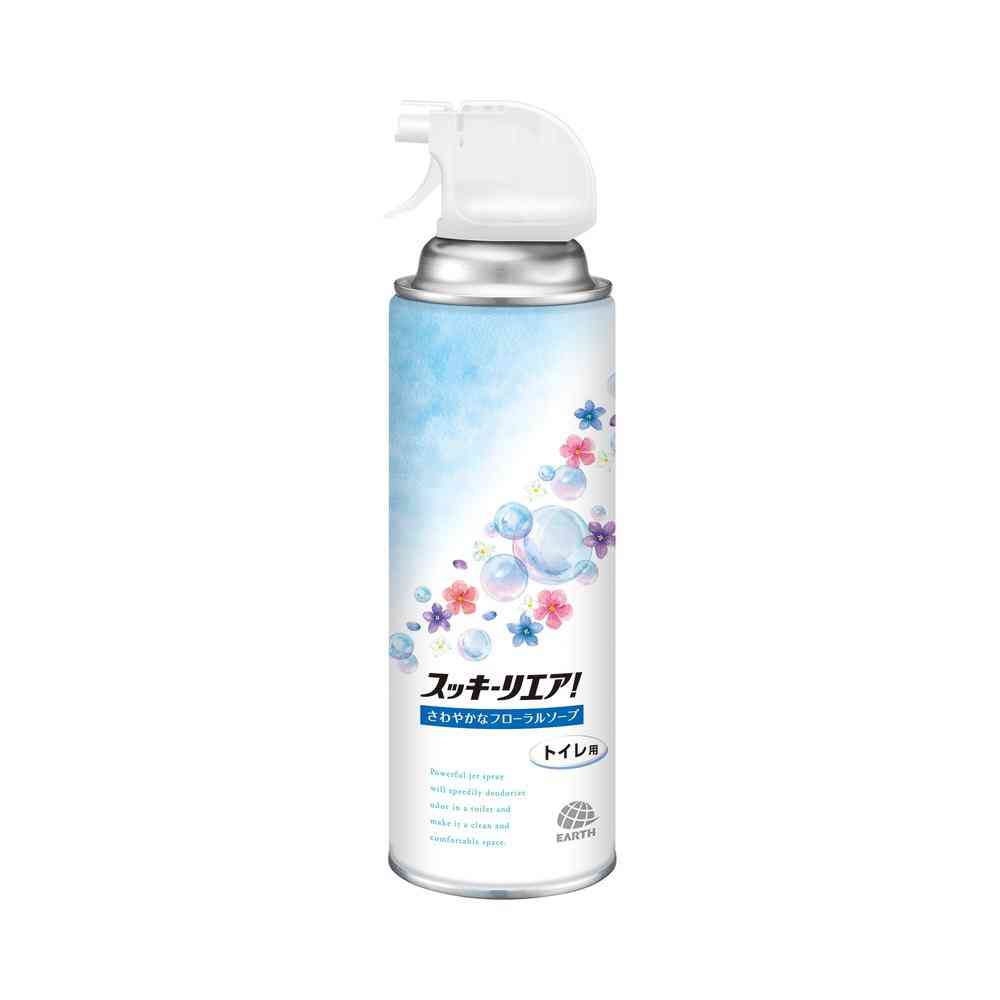 アース製薬 スッキーリエア！ トイレ用 さわやかなフローラルソープ 350ml