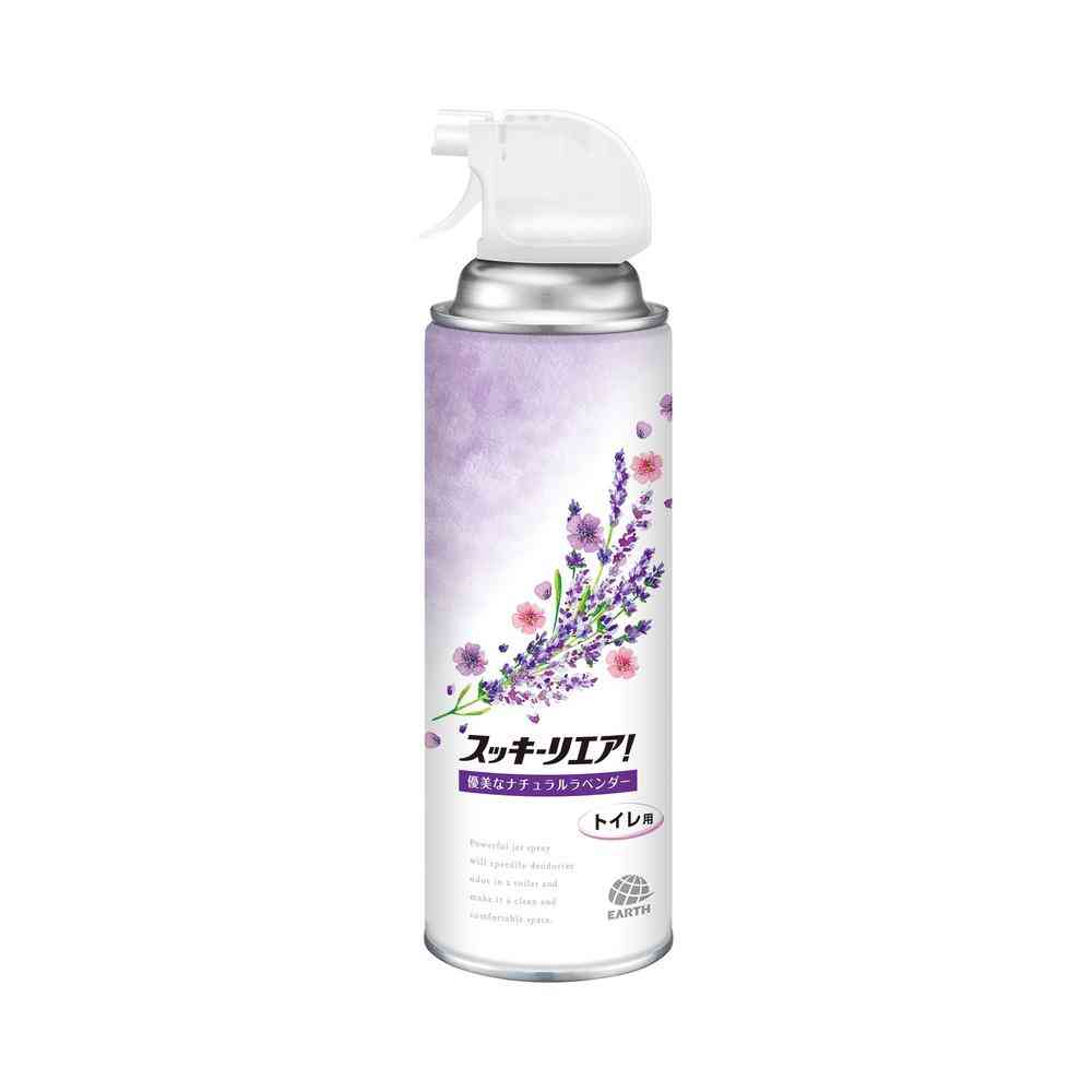 アース製薬 スッキーリエア！ トイレ用 優美なナチュラルラベンダー 350ml