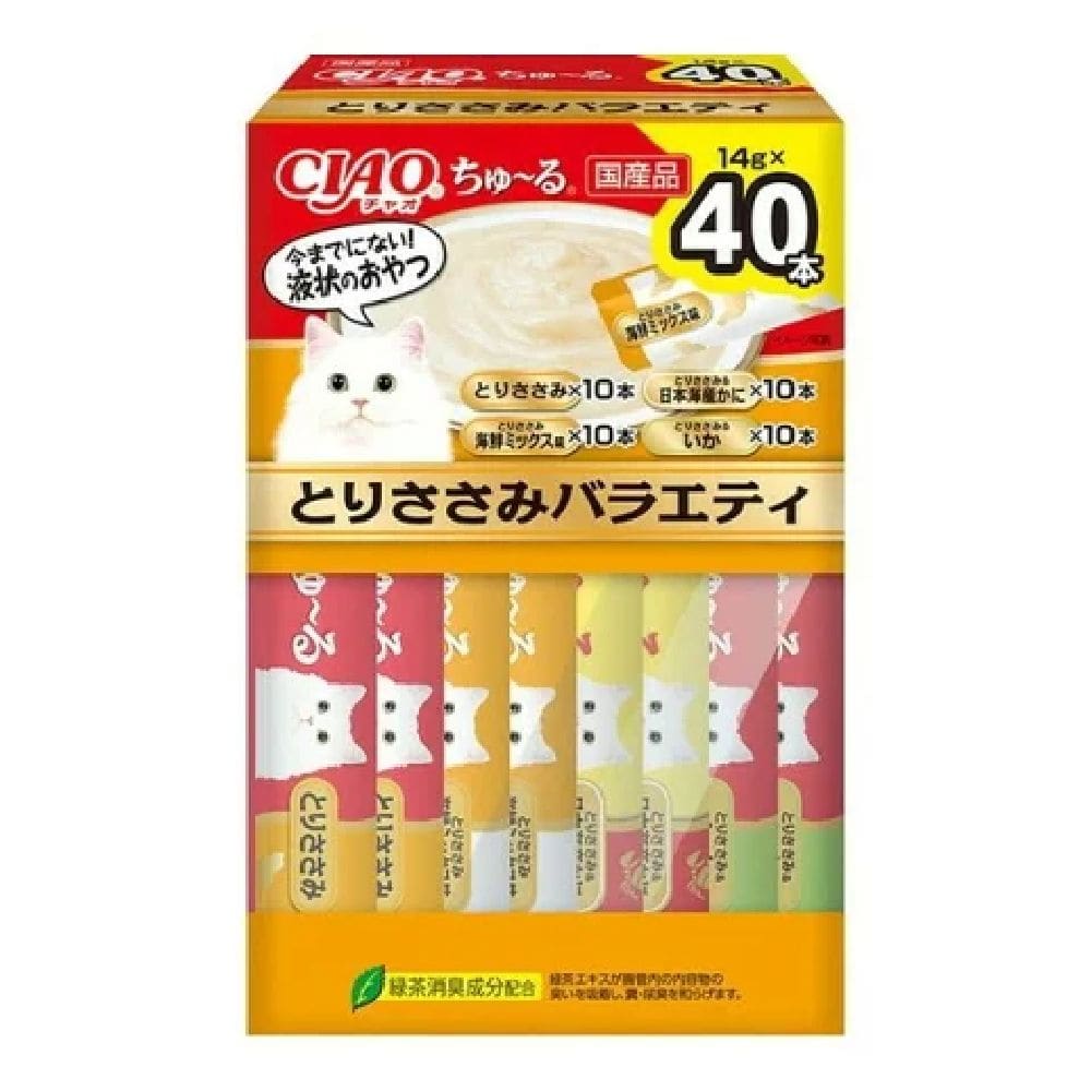 ちゅーるとりささみバラエティ 14g×40P