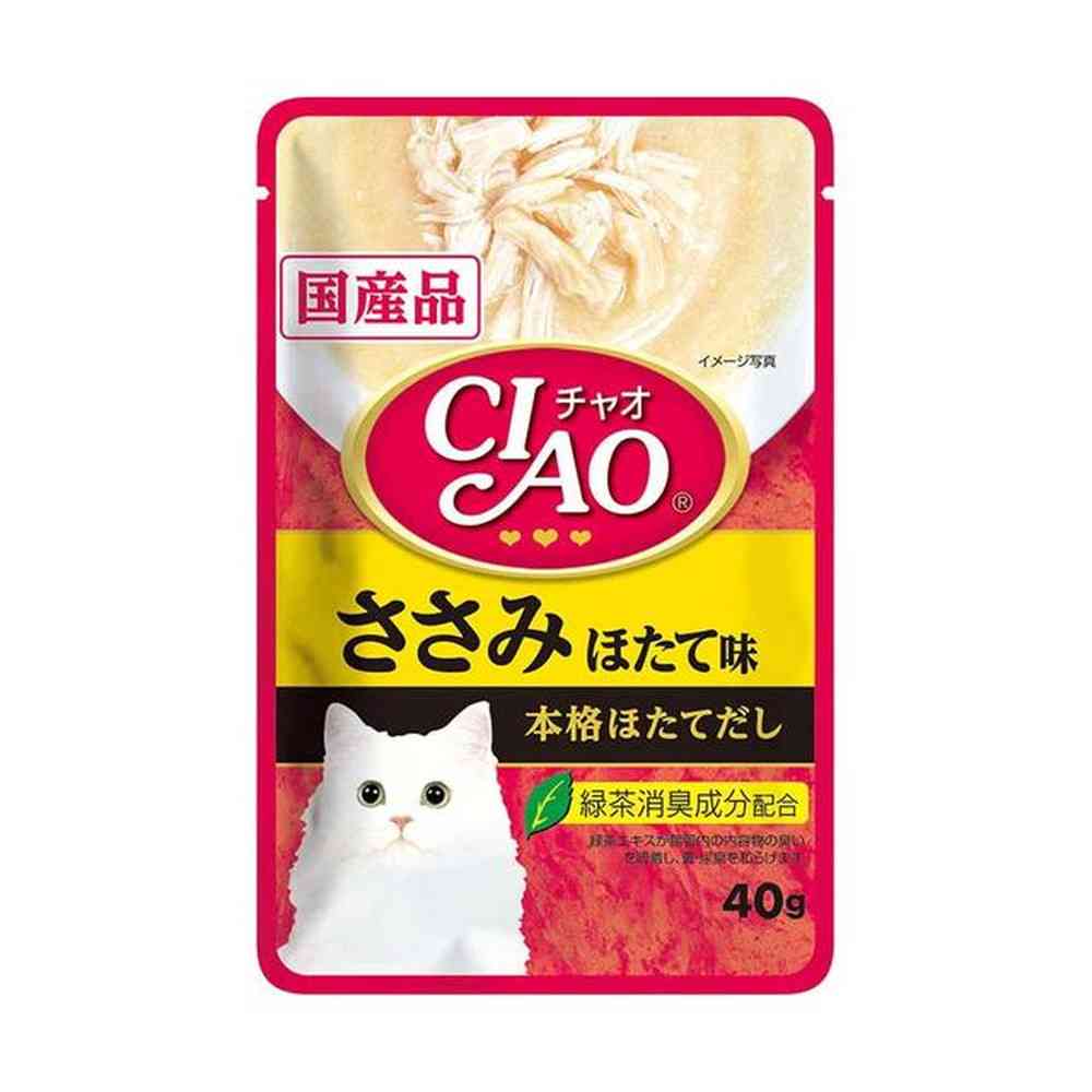 いなば チャオパウチ ささみほたて  40g