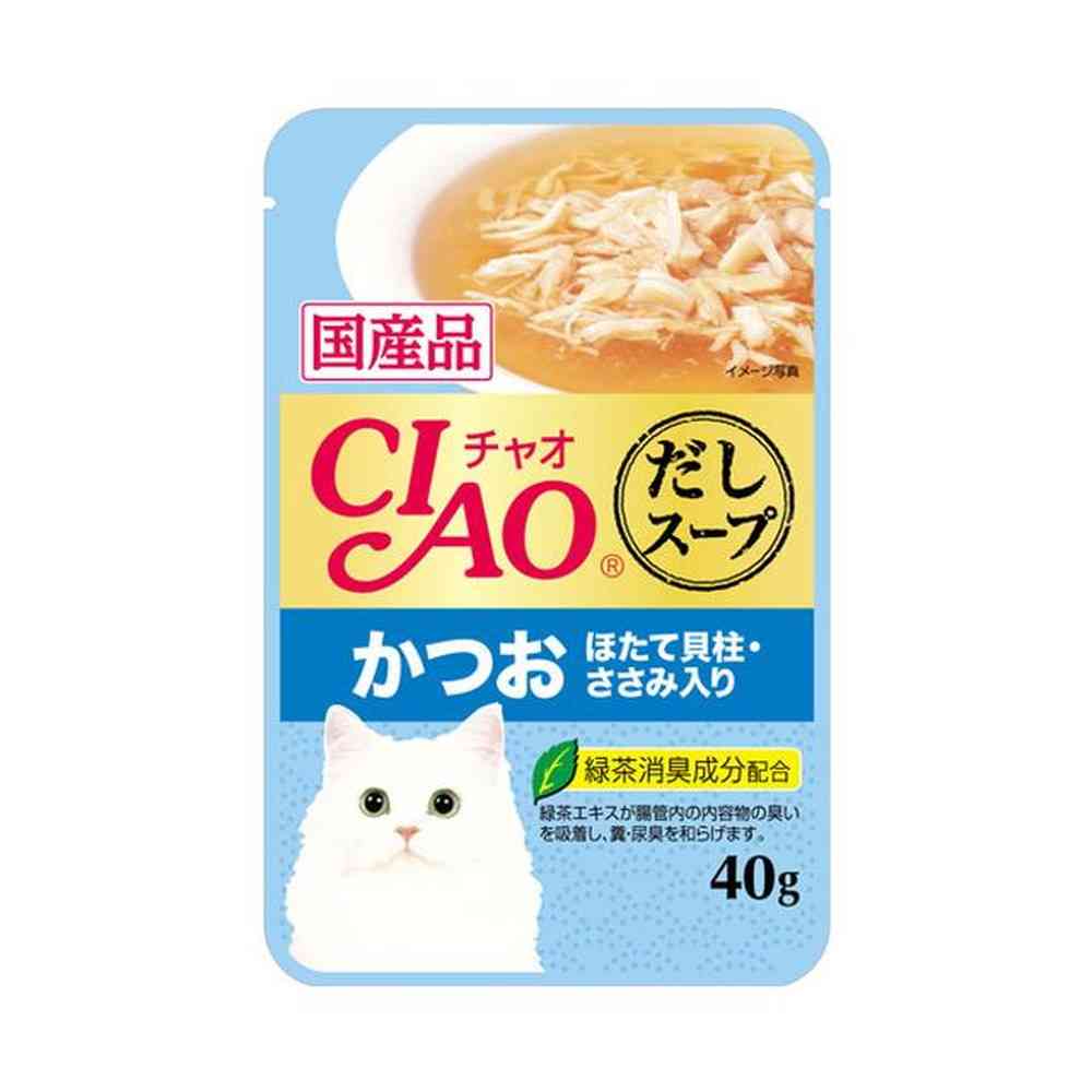 いなば チャオ だしスープパウチかつお  40g