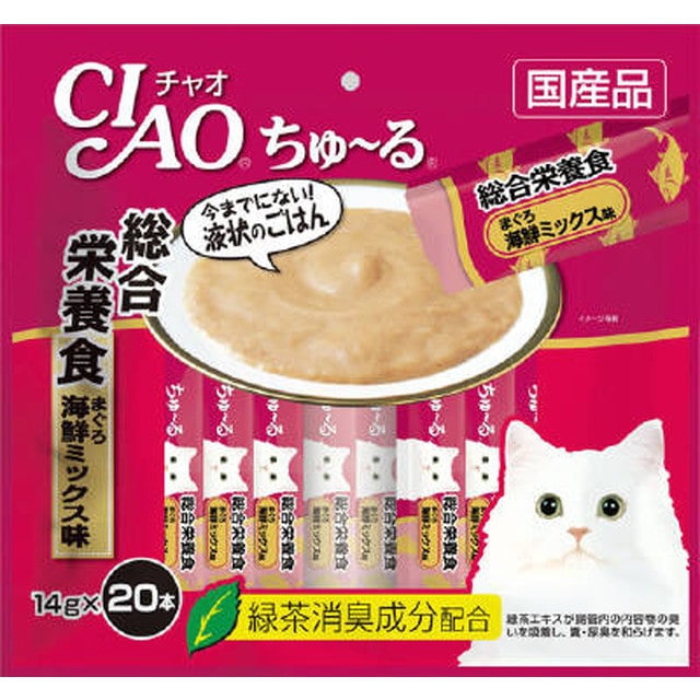 ちゅ～る 20本入り 総合栄養食 まぐろ 海鮮ミックス味