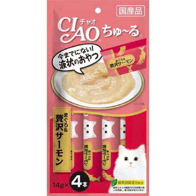 CIAOちゅ～るまぐろ＆贅沢サーモン