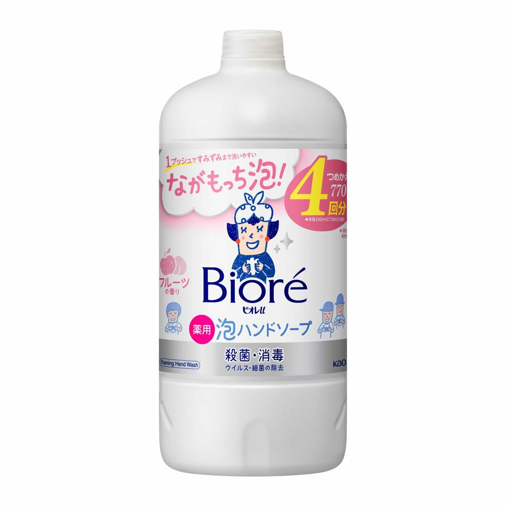 【医薬部外品】花王 ビオレu 泡ハンドソープ フルーツの香り つめかえ用 770ml