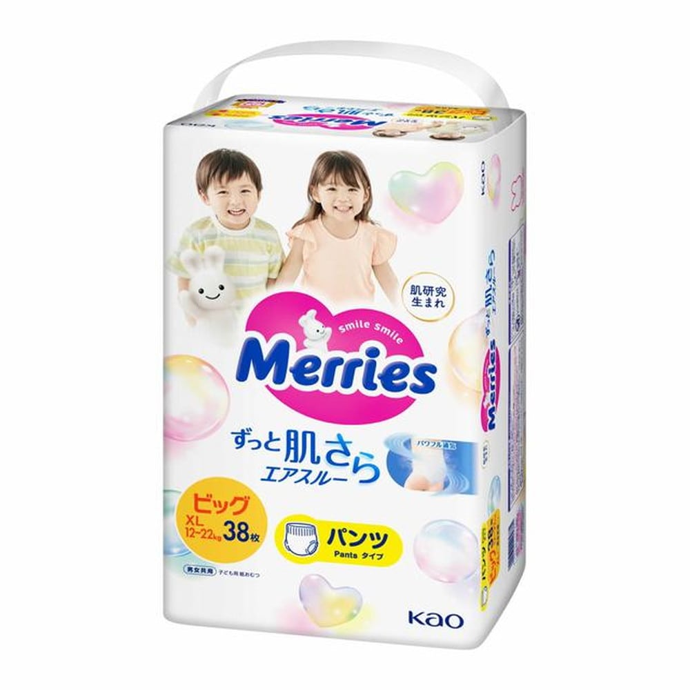 花王 メリーズ エアスルー パンツ ビッグサイズ 38枚入り   [3個セット]