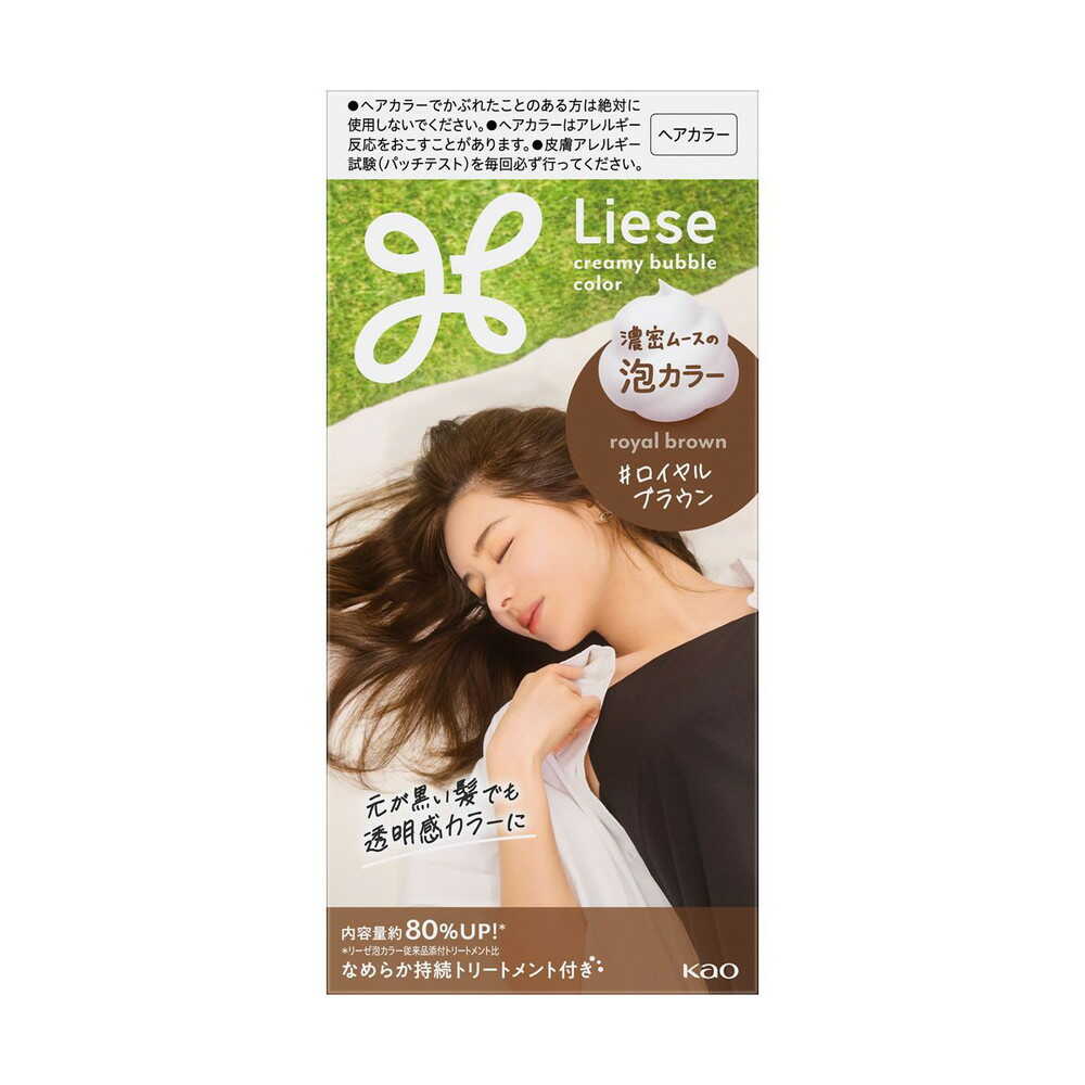 【医薬部外品】花王 リーゼ 泡カラー ロイヤルブラウン115ml