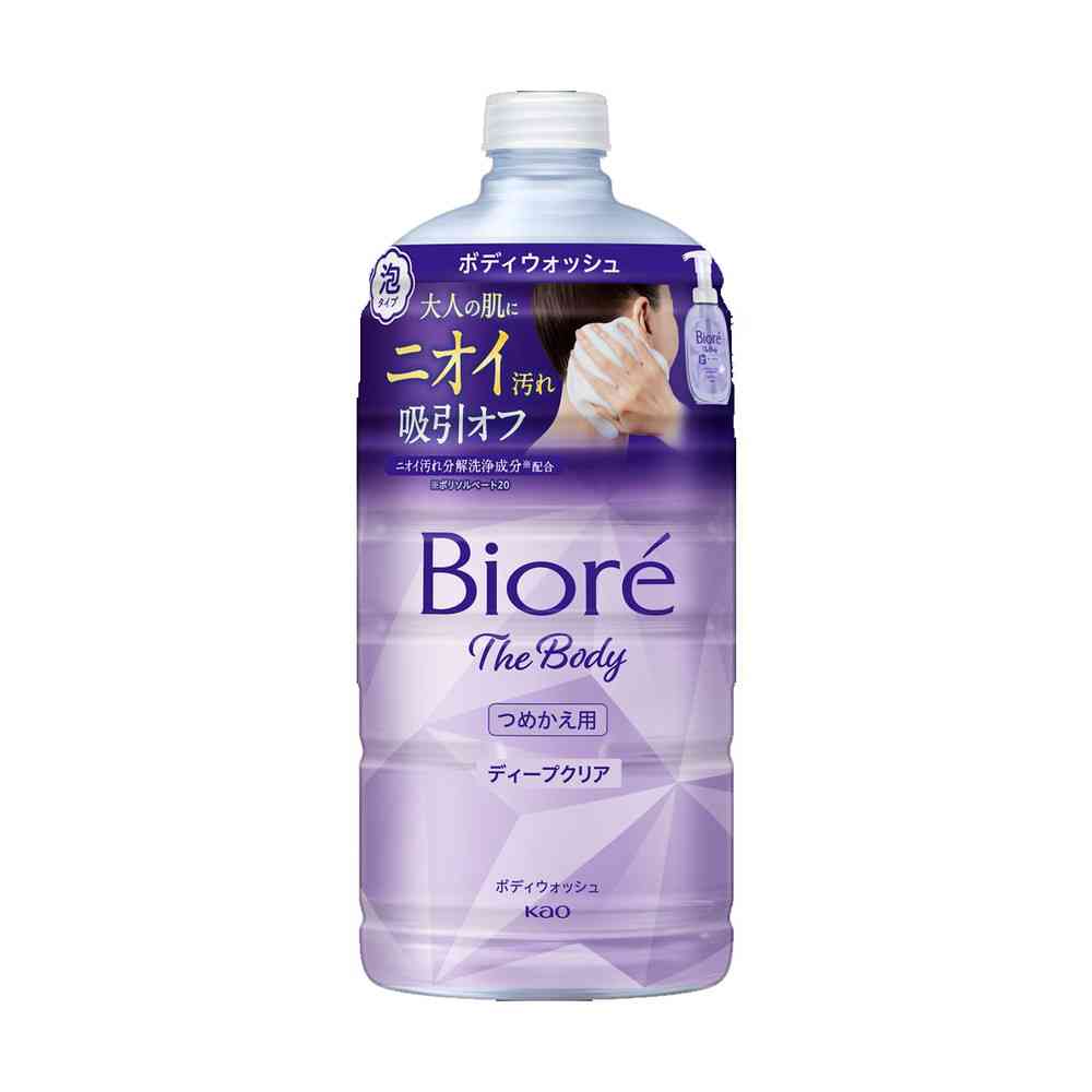 花王 ビオレ ザ ボディ 泡タイプ ディープクリア つめかえ用 740ml [10個セット]
