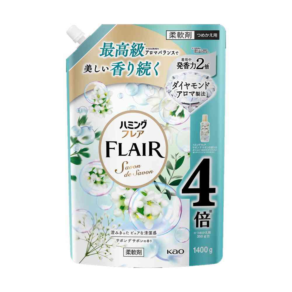 花王 ハミングフレア サボンデサボン スパウトパウチ 1400g