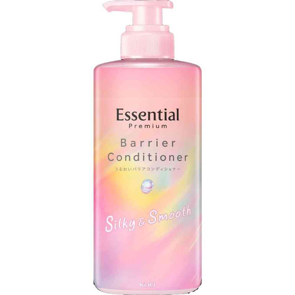 花王 エッセンシャル プレミアム うるおいバリアコンディショナー シルキー＆スムース ポンプ 450ml