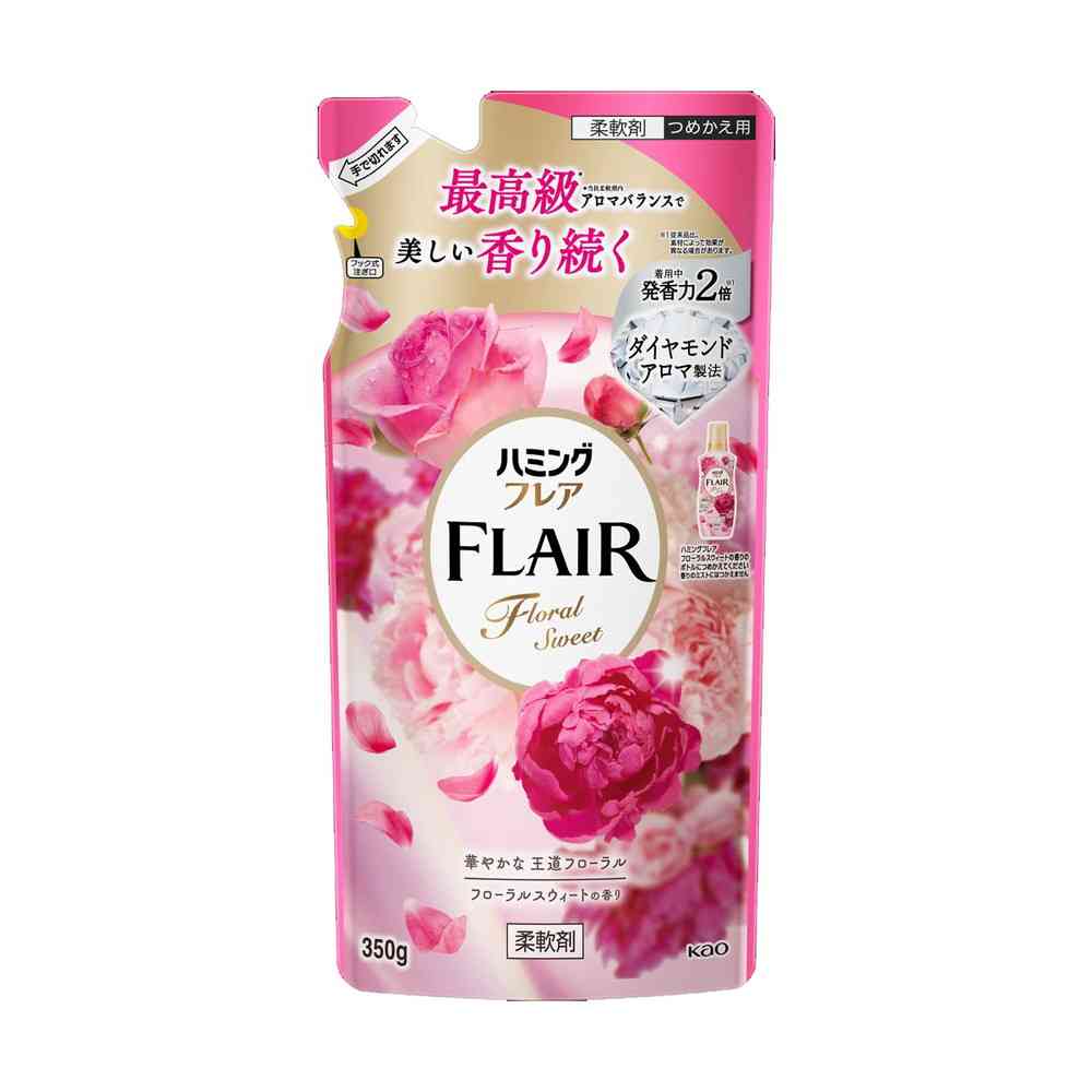 花王 ハミングフレア フローラルスウィート つめかえ用 350g