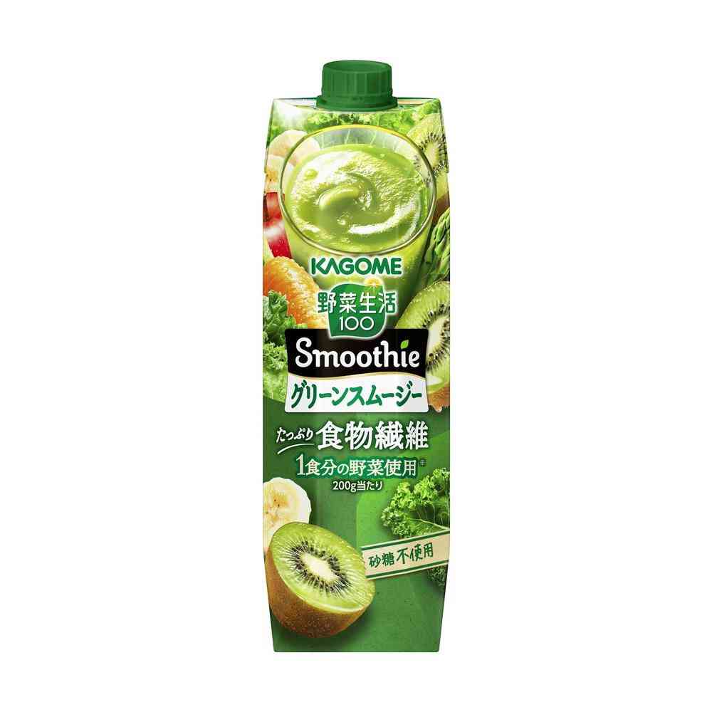 ◆カゴメ 野菜生活100 Smoothie グリーンスムージー 1000g   [12個セット]