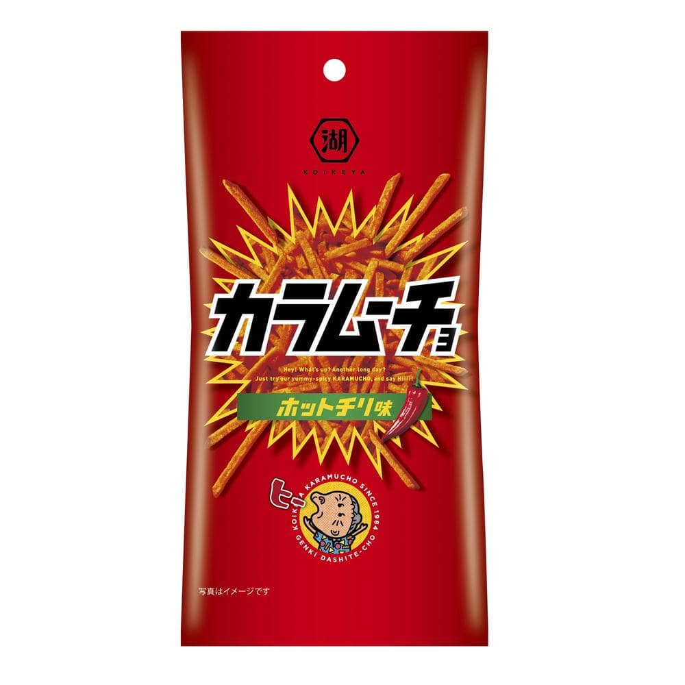◆湖池屋 スリムバッグ スティックカラムーチョ ホットチリ味 34g   [6個セット]