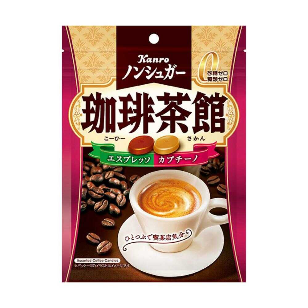 ◆カンロ ノンシュガー 珈琲茶館 72g   [6個セット]