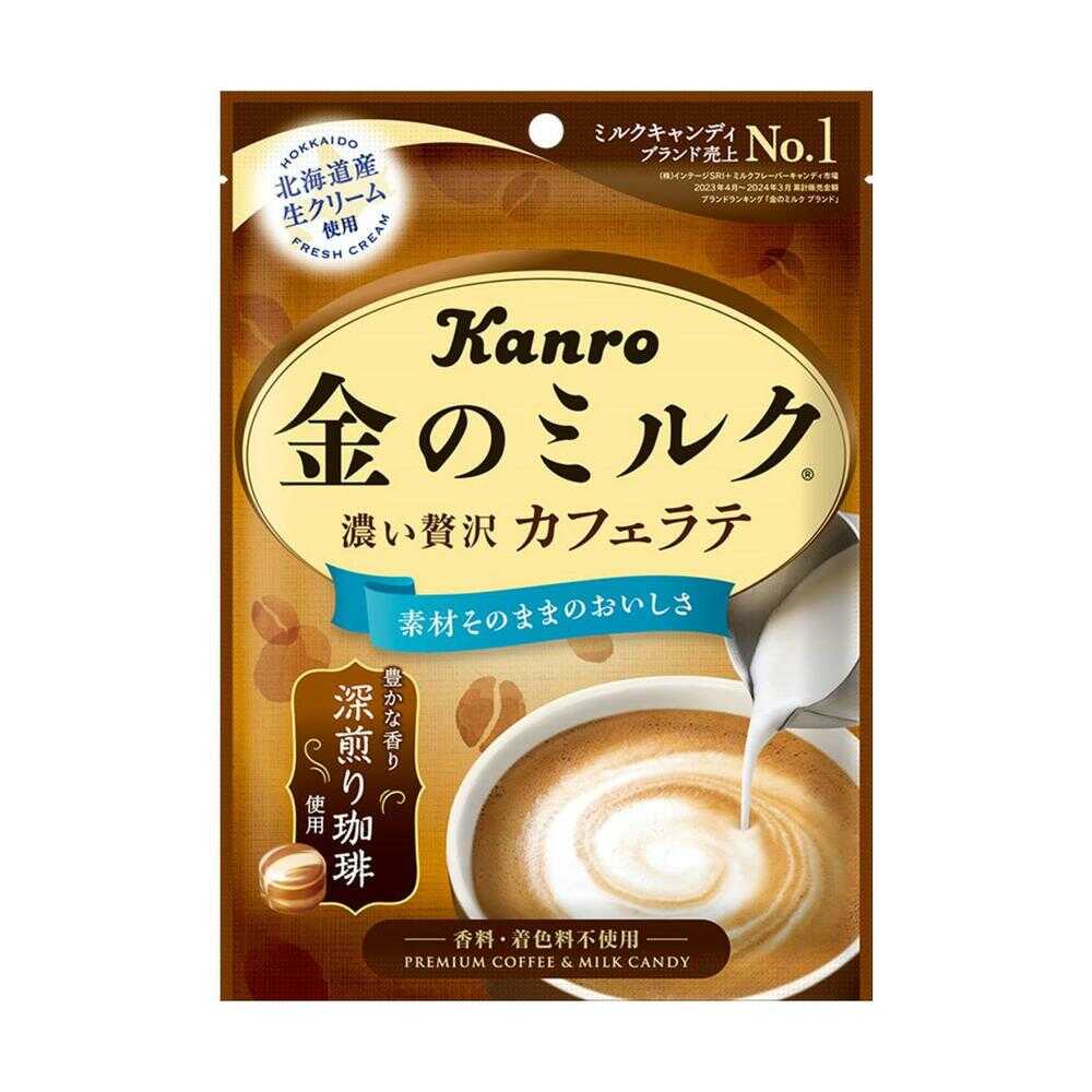 ◆カンロ 金のミルクキャンディ カフェラテ 61g   [6個セット]