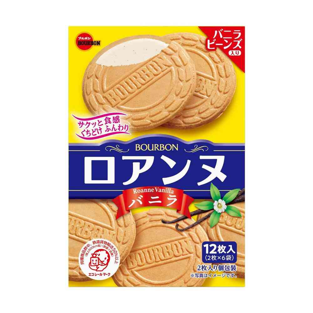 ◆ブルボン ロアンヌ バニラ 12枚   [12個セット]