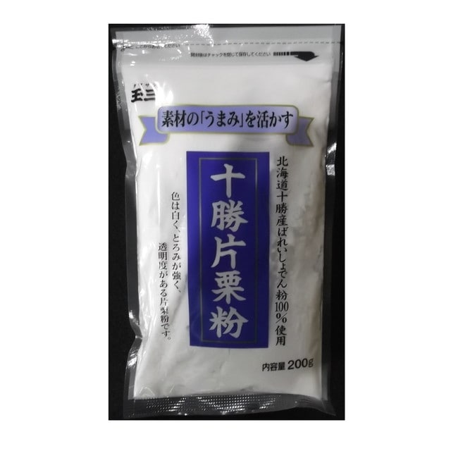 ◆玉三 十勝片栗粉 チャック付 200g【20個セット】