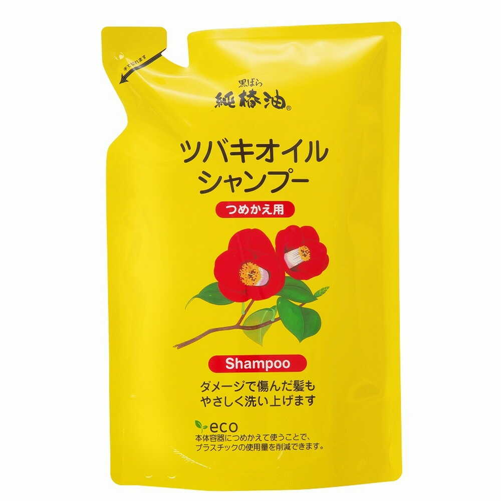 黒ばら本舗 ツバキオイル シャンプー つめかえ 380ml