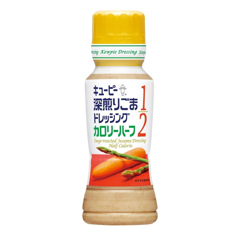 ◆キユーピー 深煎りごまドレッシング カロリーハーフ 180mL   [12個セット]