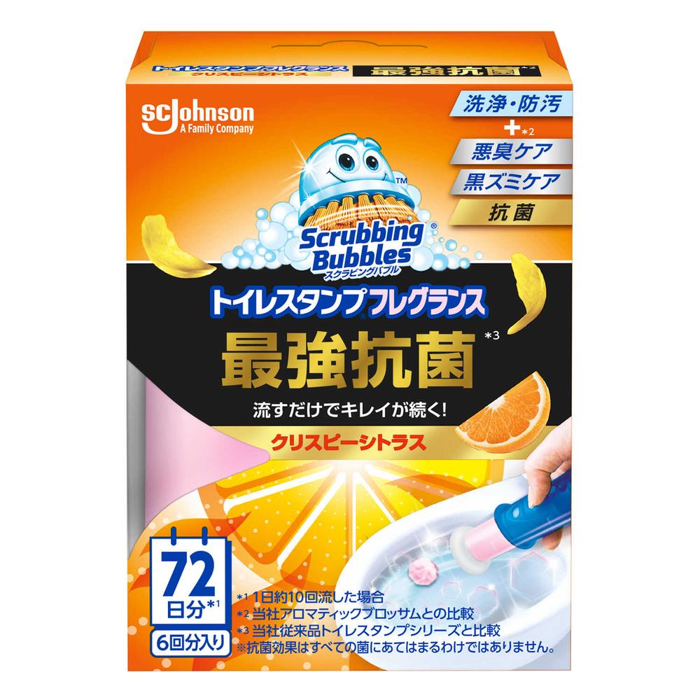 ジョンソン スクラビングバブル トイレスタンプ 最強抗菌 クリスピー 本体 38G