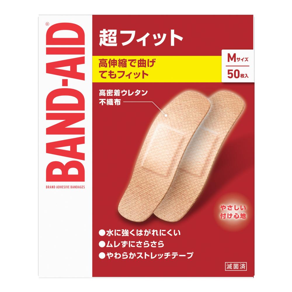 [一般医療機器]バンドエイド 超フィット Mサイズ 50枚