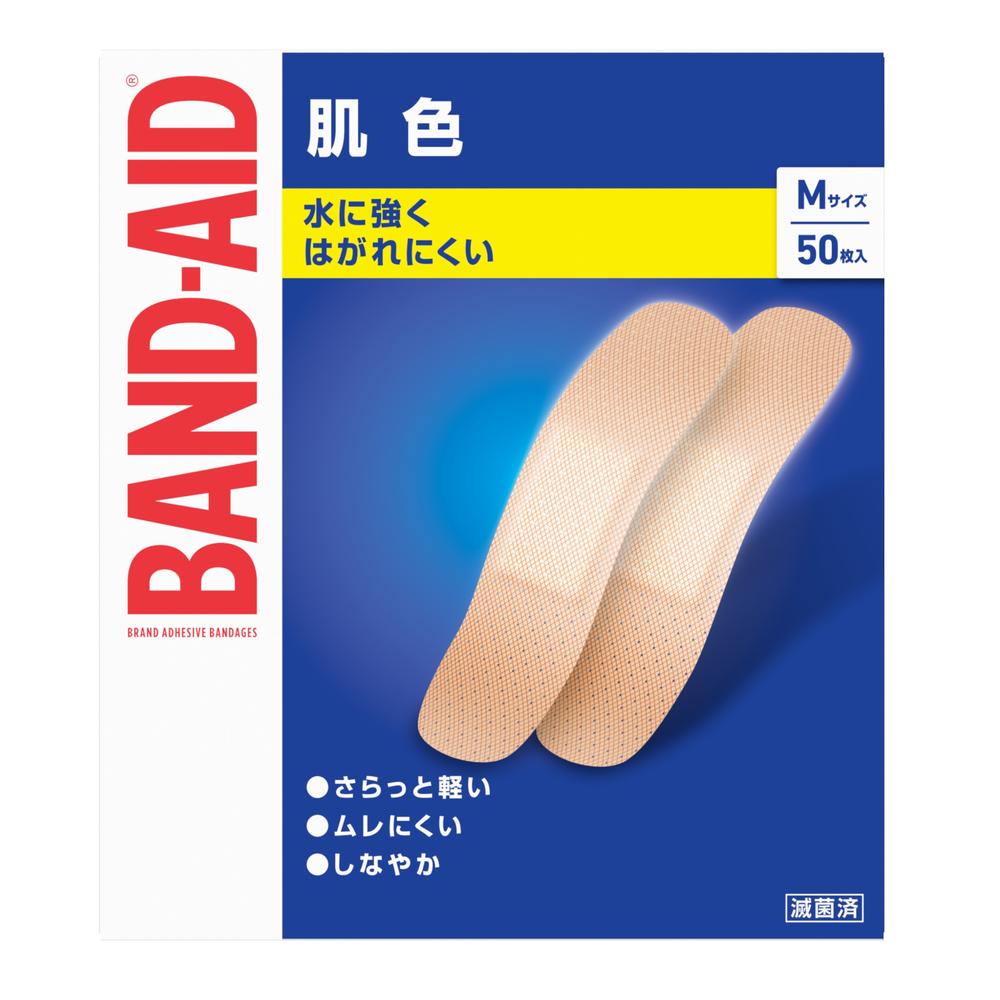 [一般医療機器]バンドエイド 肌色 Mサイズ 50枚