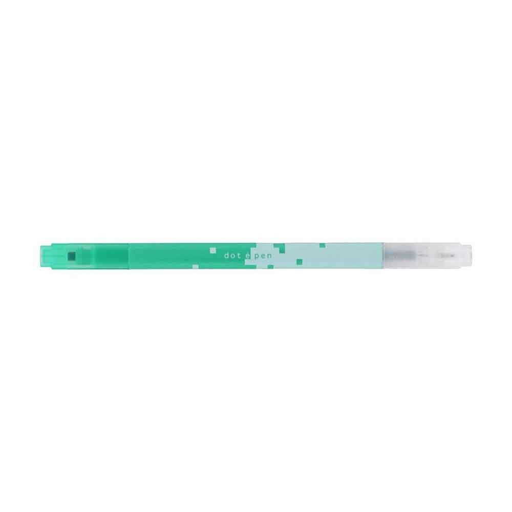 サンスター文具 四角マーカー dot e pen（ドット・エ・ペン） グリーン